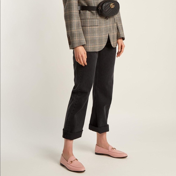 Gucci Shoes - Gucci Pink Horsebit Loafers